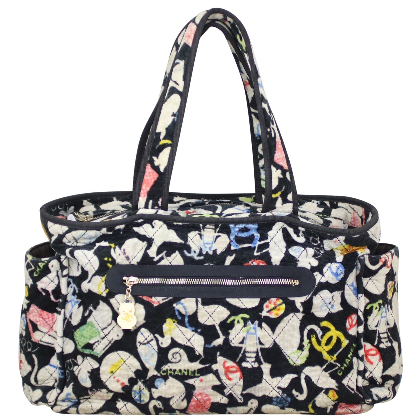 Chanel Terry Baby Animals Diaper Bag