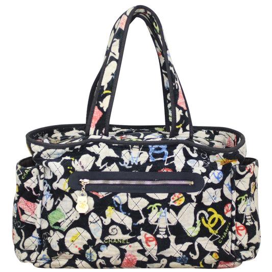 Chanel Terry Baby Animals Diaper Bag