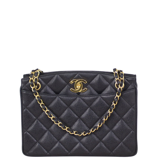 Chanel CC Lock Pocket Chain Tote