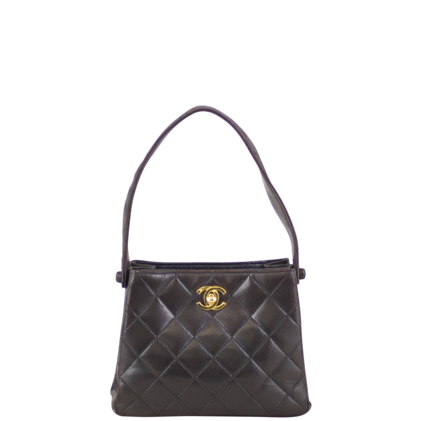 Chanel CC Double Turn Lock Mini Tote