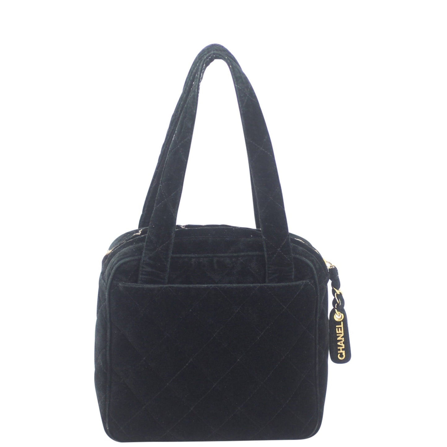 Chanel Quilted Velvet Bag