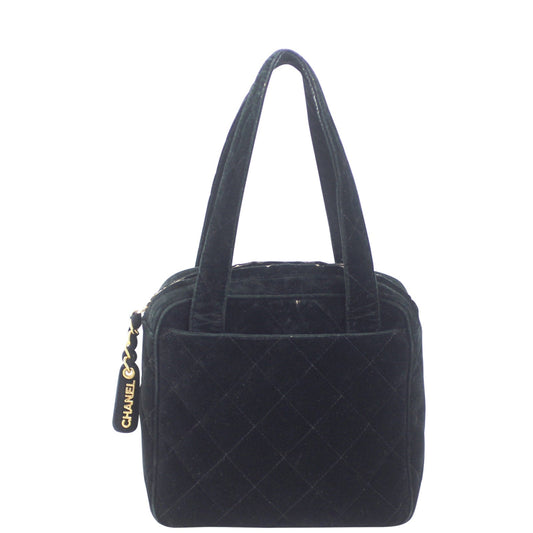 Chanel Quilted Velvet Bag
