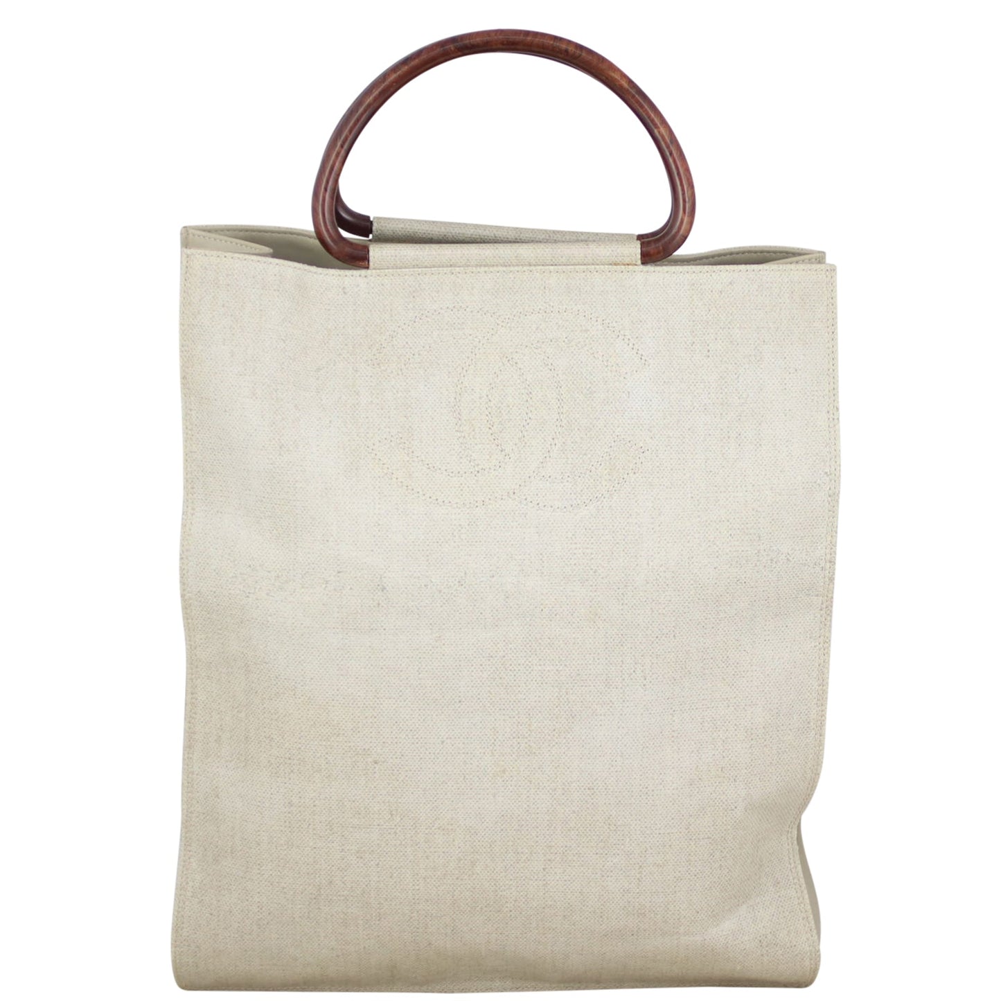Chanel Canvas Top Handle Tote