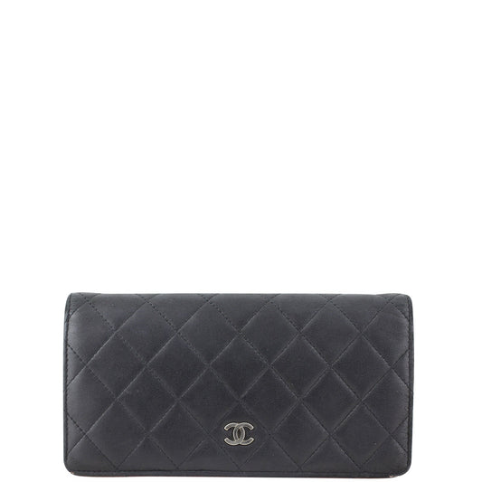 Chanel Quilted Yen Wallet