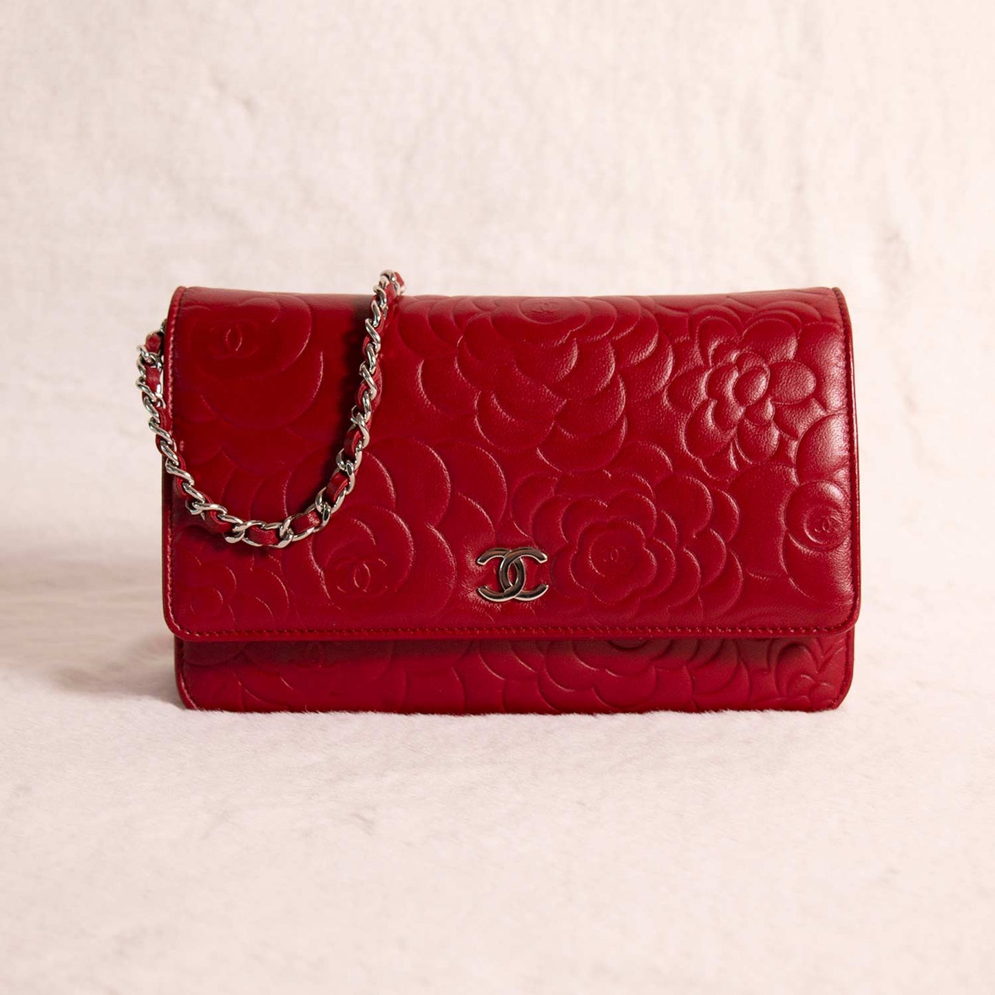 Chanel Camelia Flower Wallet on Chain