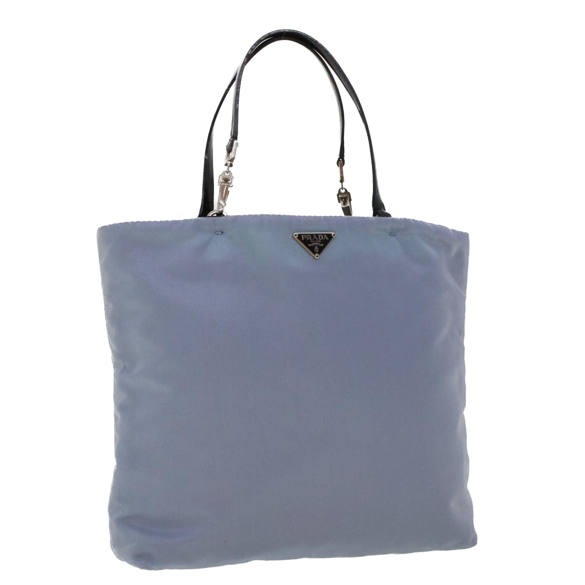 Prada Hand Bag Nylon Light Blue
