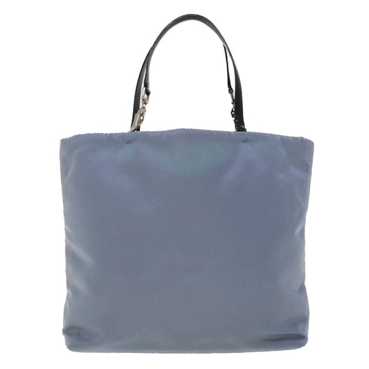 Prada Hand Bag Nylon Light Blue