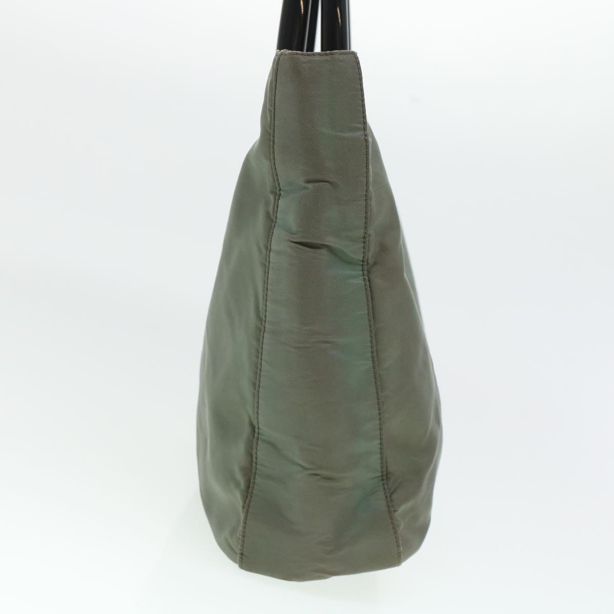 Prada Hand Bag Nylon Gray