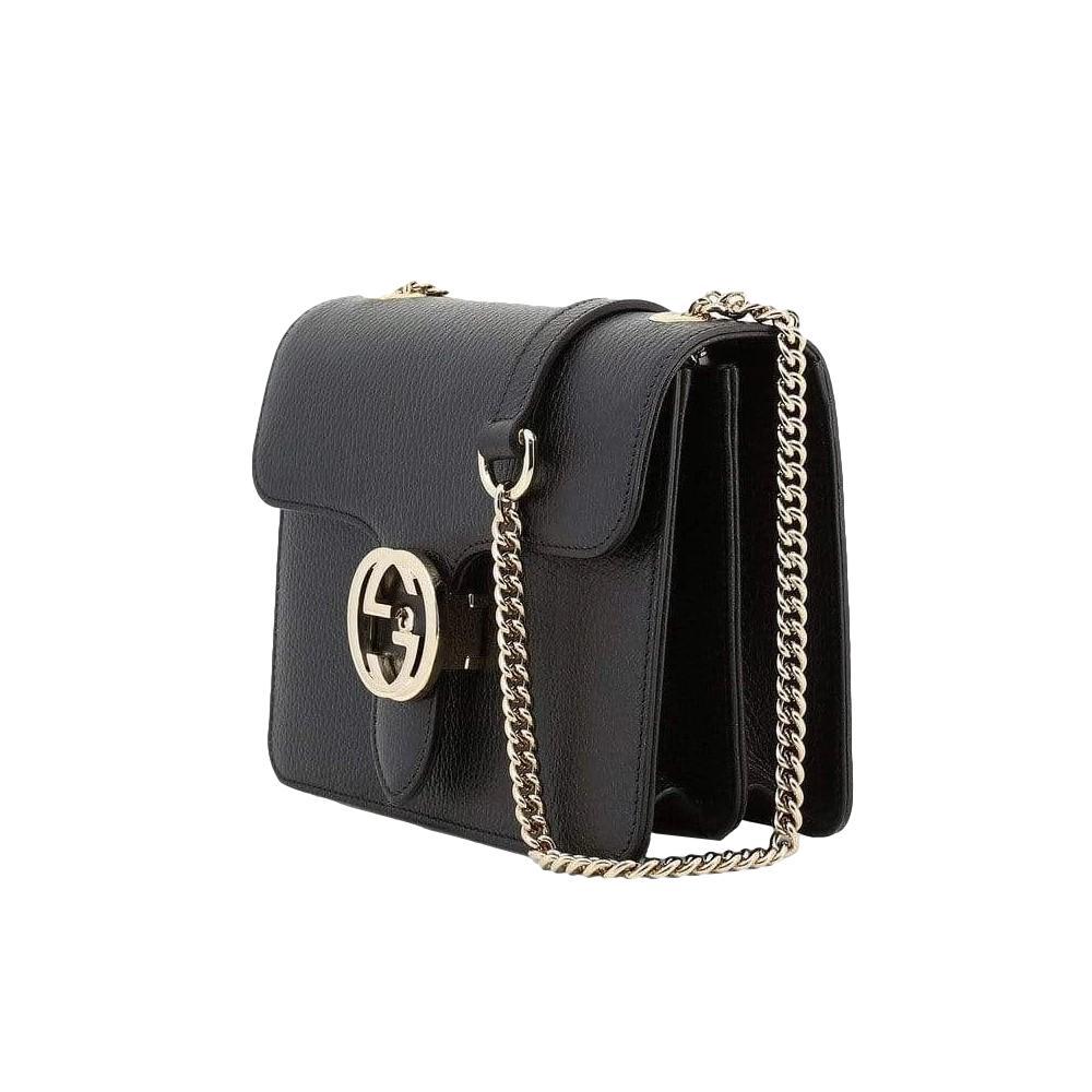 Gucci Monogram Chain Leather Crossbody