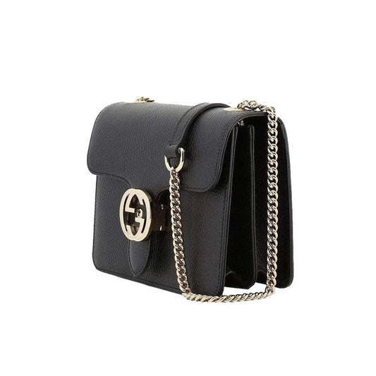Gucci Monogram Chain Leather Crossbody