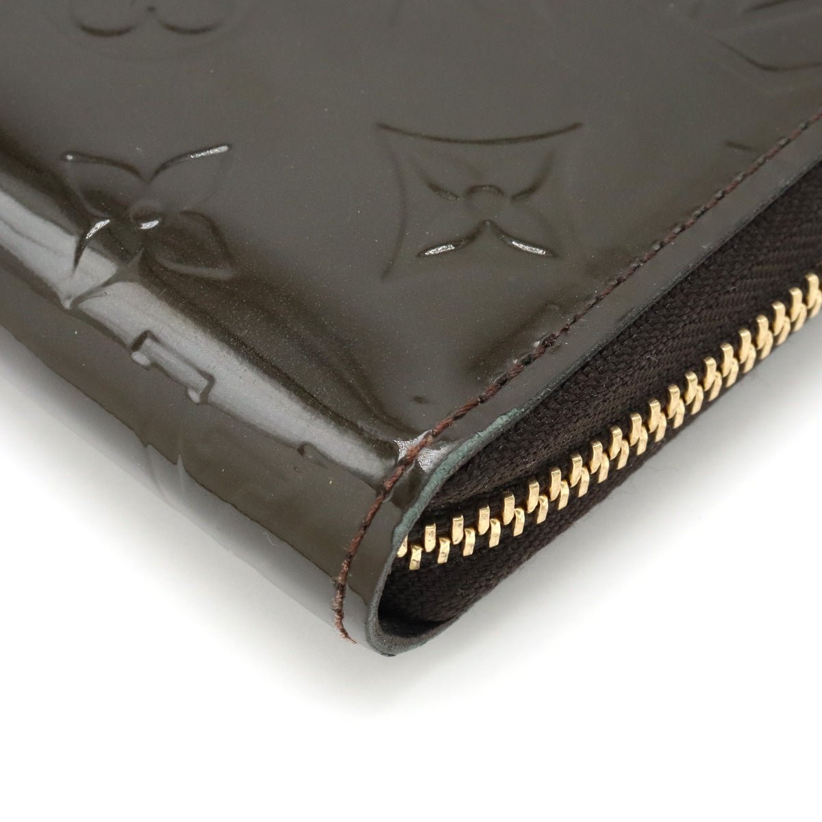 Louis vuitton Monograms Verney Zippy Wallet Round Fassner Long Wallet Emmeline Tildumble Dark Brown M91458