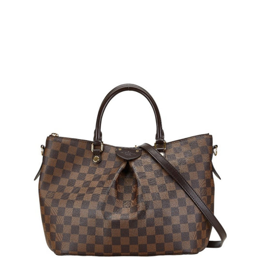 Louis Vuitton Damier Canvas Pvc Leather Handbag Shoulder Bag