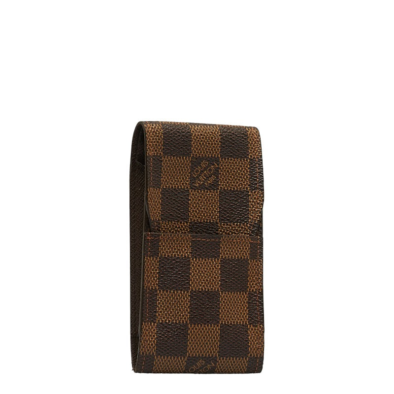 Louis vuitton Damière N63024 Cigarette Case PVC/Leather Brown