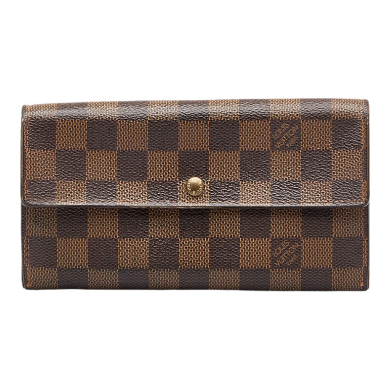 Louis vuitton Damière N61725 Long Wallet PVC/Laser Evan Brown Ladies, Paris
