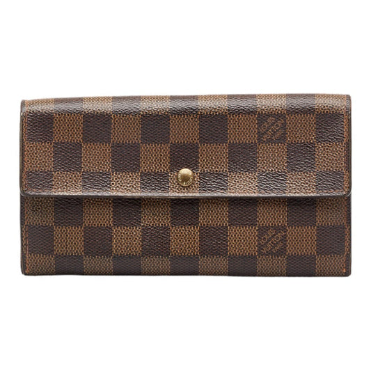 Louis vuitton Damière N61725 Long Wallet PVC/Laser Evan Brown Ladies, Paris