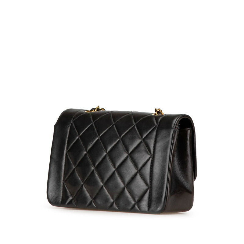 Chanel Diana Matelasse Lambskin Shoulder Bag