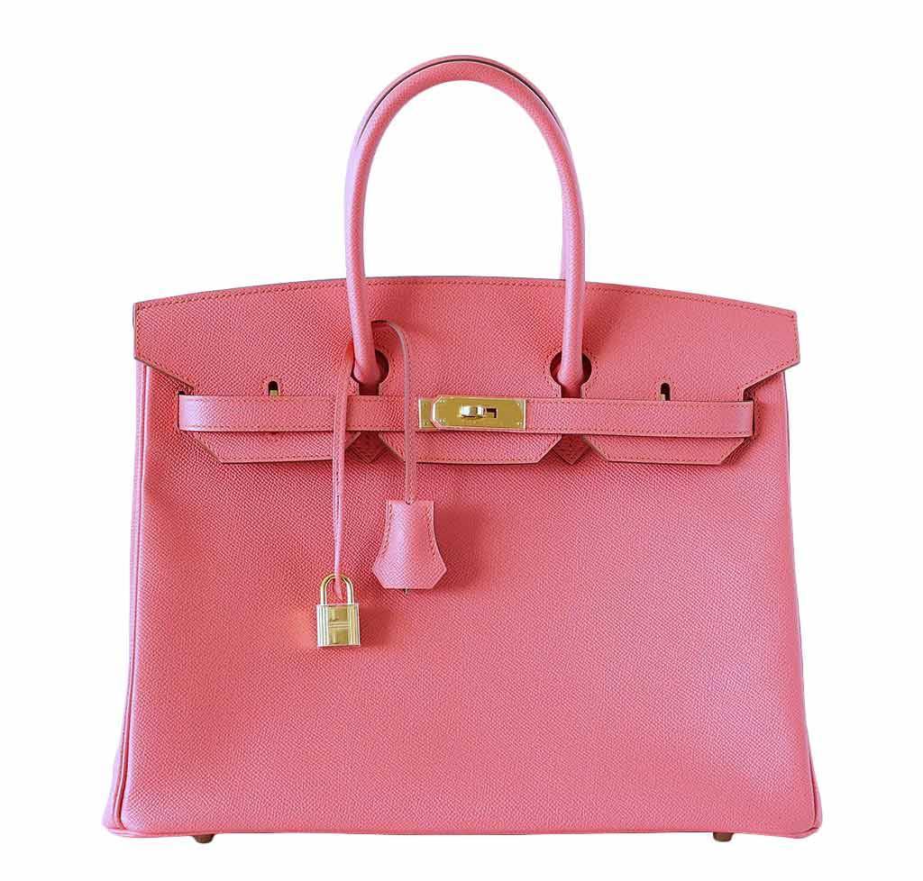 HermesBirkin 35 Flamingo Epsom Bag