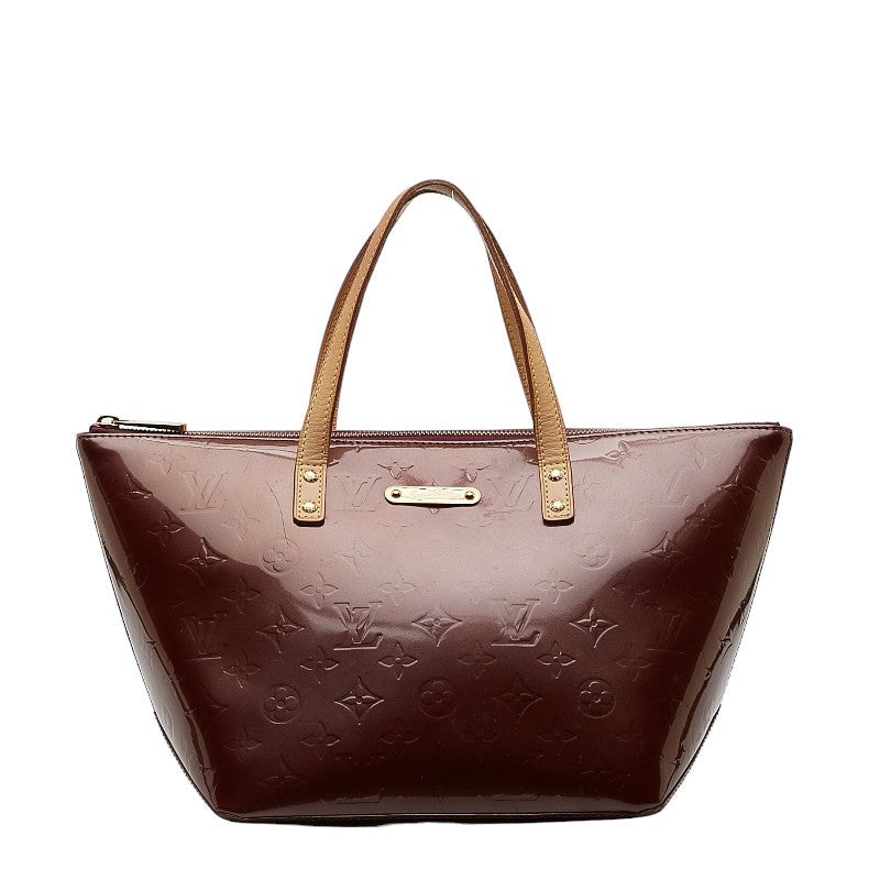 Louis Vuitton Monogram Verney Belvue PM Handbag M93584 Violet Pearl Patent Leather Louis Vuitton