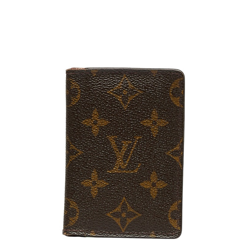 Louis Vuitton Monogram Organizer Du Posch Card Case M61732 Brown PVC Leather Louis Vuitton