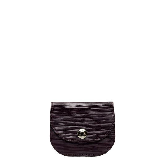 Louis Vuitton Epic Port Monet Acordeon Coin Case M6657K Cassis Pearl Leather Louis Vuitton