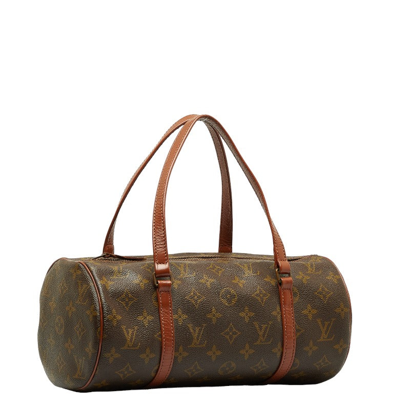 Louis Vuitton Monogram Papillon 30 Handbag M51365 Brown PVC Leather Louis Vuitton