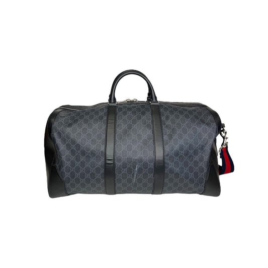 Gucci Leather Canvas Shoulder Bag