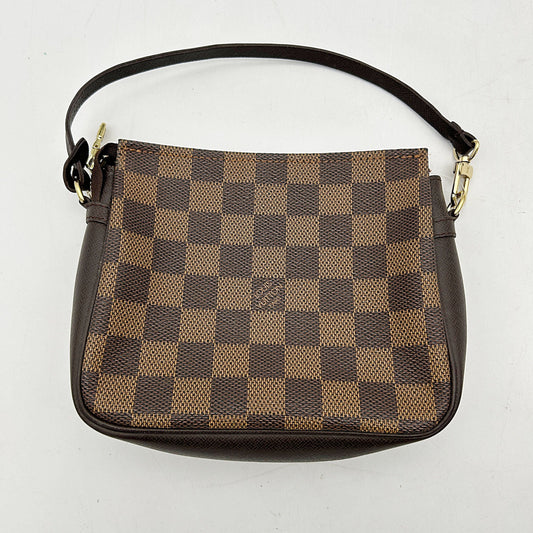 LOUIS VUITTON Damier Ebene Trousse Make Up Bag Pochette lv9936cc