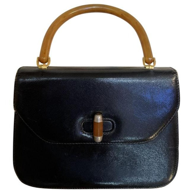 Gucci Envelope Lou Leather Top Handle Shoulder Bag