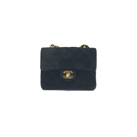 Chanel Matelasse Suede Shoulder Bag