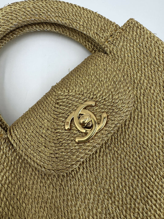 Chanel 1998 Woven Top Handle Bag