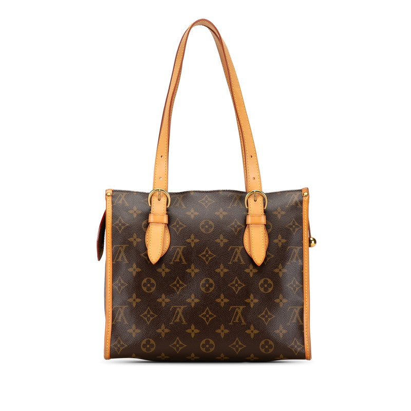 Louis Vuitton Monogram Popincourt Handbag M40007 Brown PVC Leather Louis Vuitton