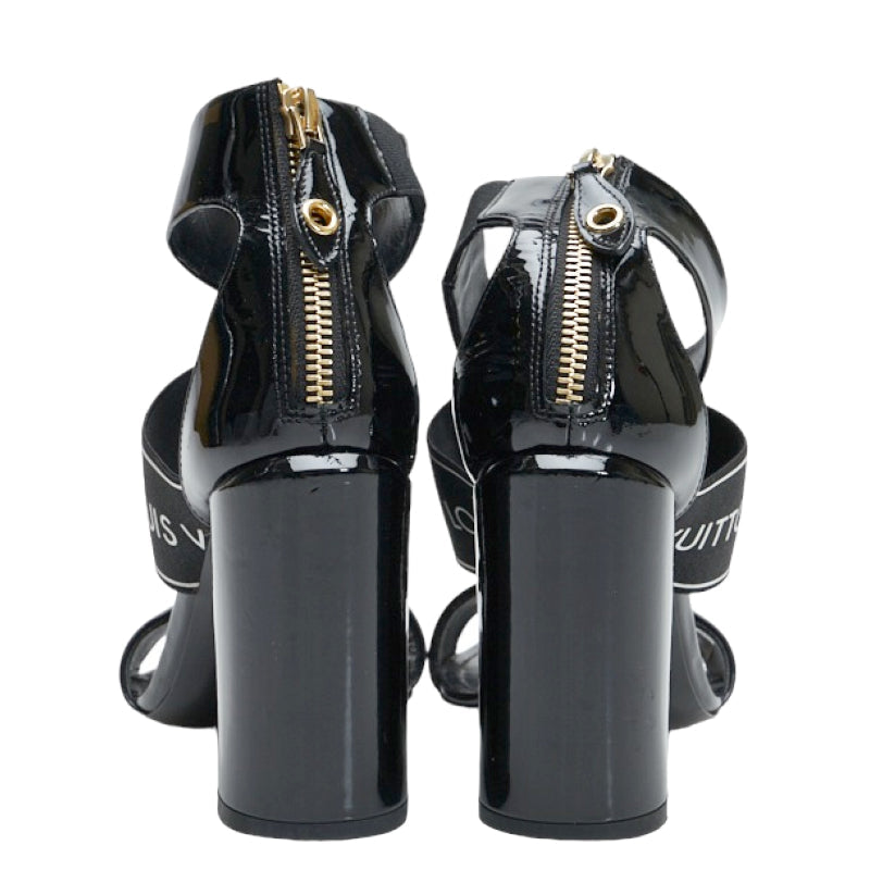 Louis vuitton Sandals Patent Laser/Nylon Black