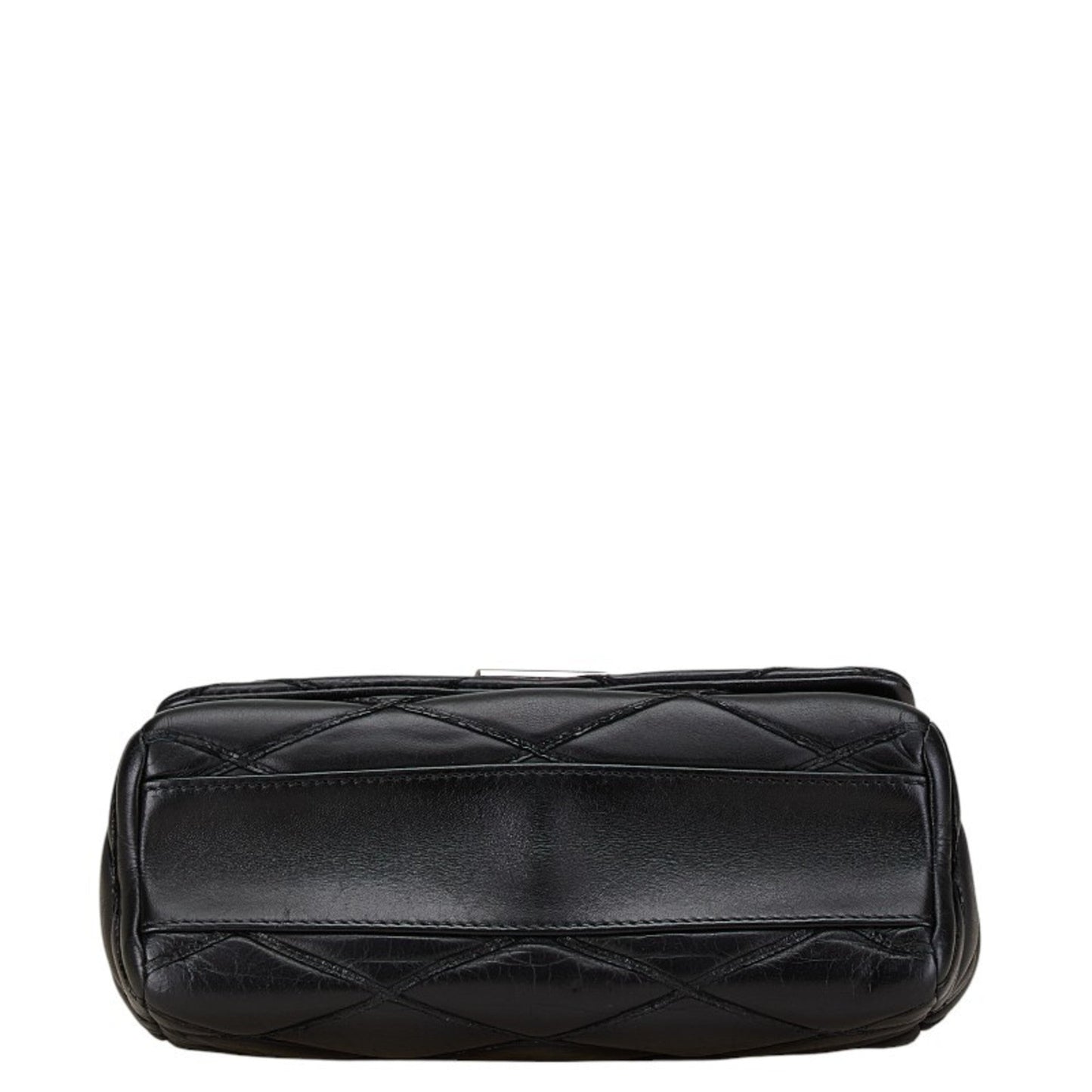 Louis Vuitton Malletage Noir Leather Shoulder Bag