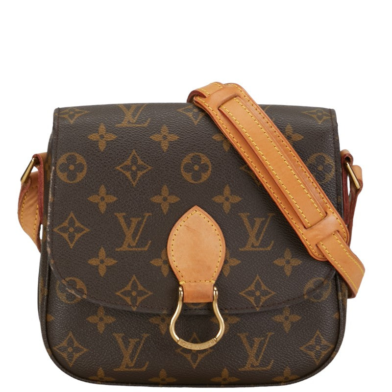 Louis Vuitton Monogram Sankru Shoulder Bag M51243 Brown PVC Leather Louis Vuitton