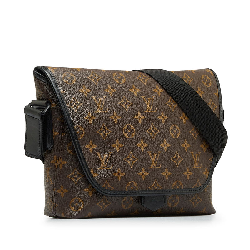 Louis Vuitton Monogram Magnetic Messenger Slipper Shoulder Bag M45557 Brown PVC Leather Louis Vuitton