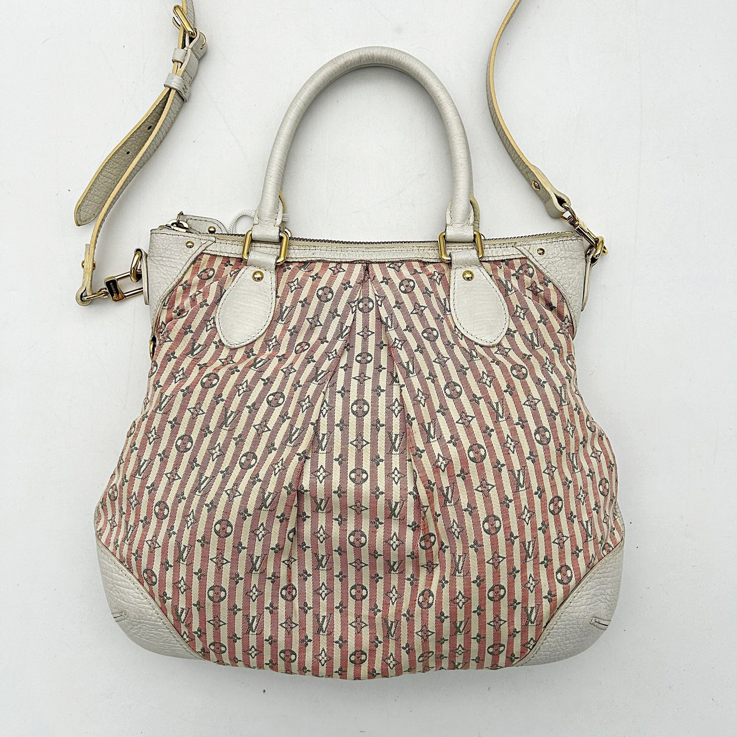 LOUIS VUITTON Mini Lin Croisette Marina PM Rouge LA5549