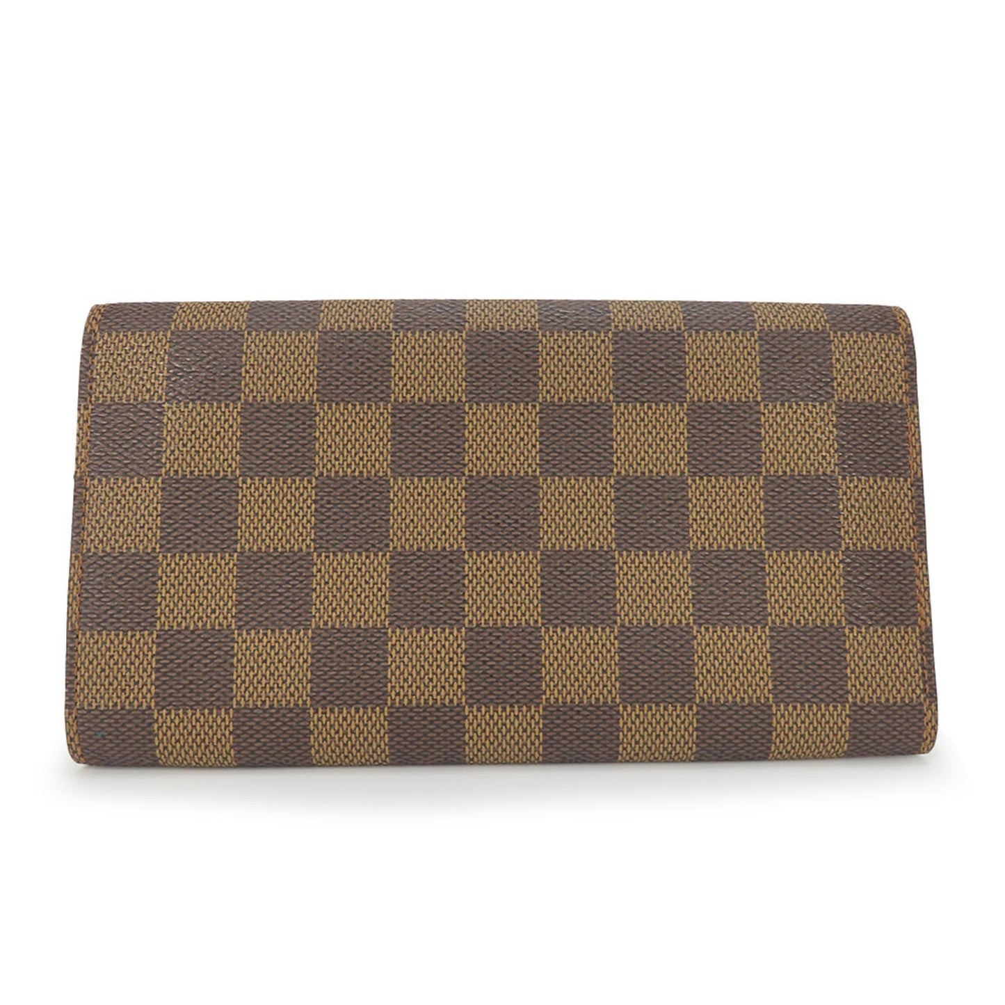Louis Vuitton Ebene Damier Canvas Long Wallet (Bi-Fold)