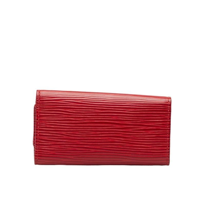 Louis Vuitton Epic Multicle 4 Keycase Keeper M6382E Castilian Red Leather Louis Vuitton