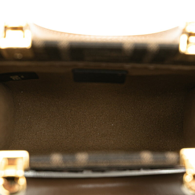 Fendi Fendace La Medusa Canvas 2way Bag