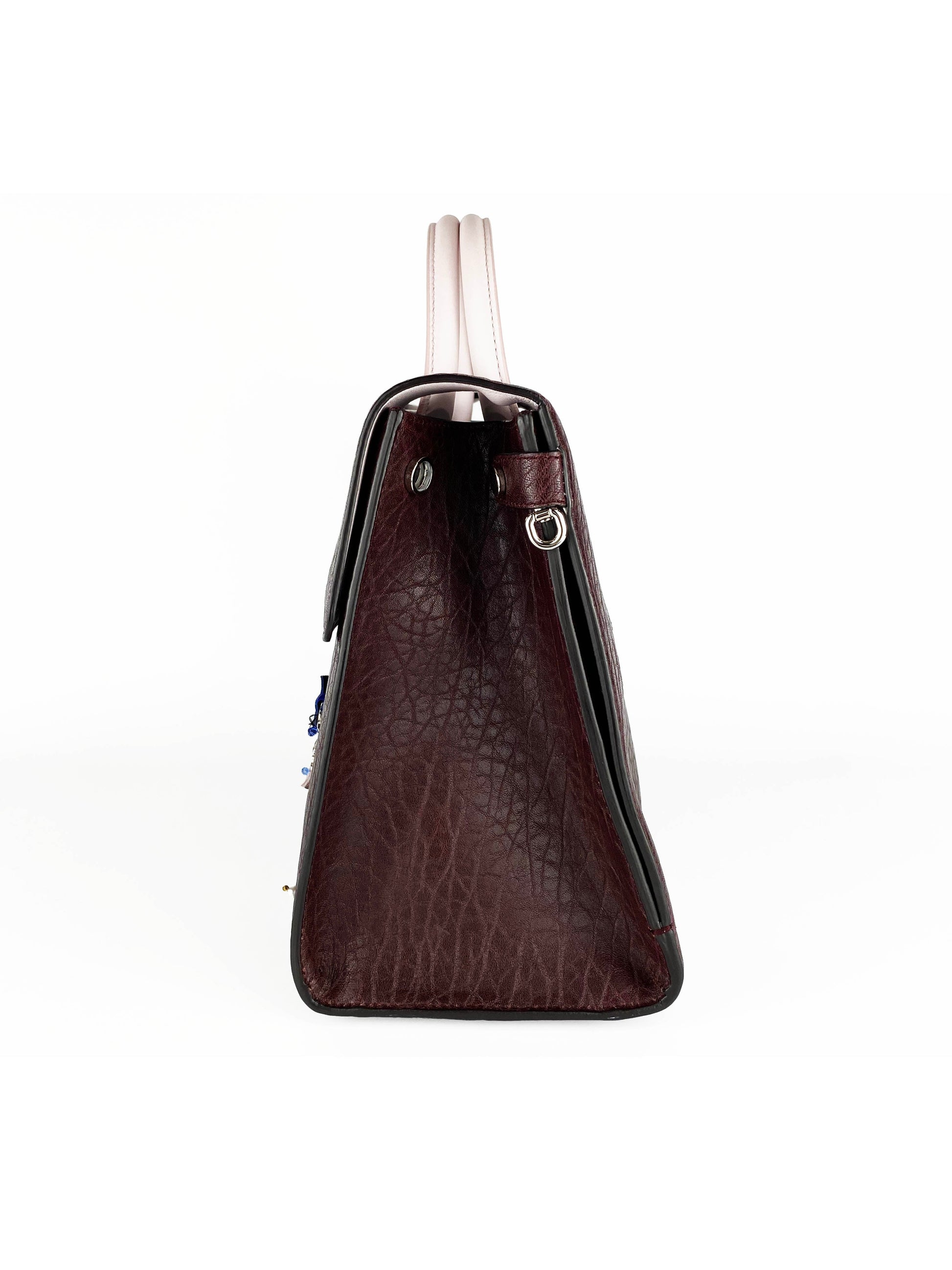 Christian Dior Burgundy Diorever Dragonfly Bag