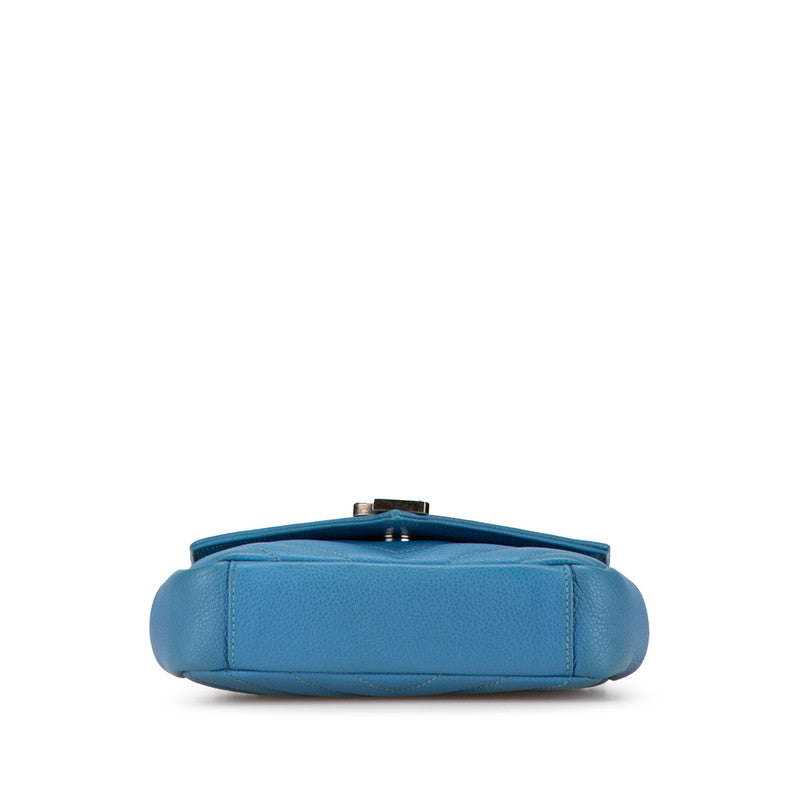 Saint Laurent Baby Chyc Leather Shoulder Bag