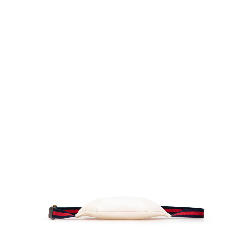 Gucci Logo Print Leather Waist Bag