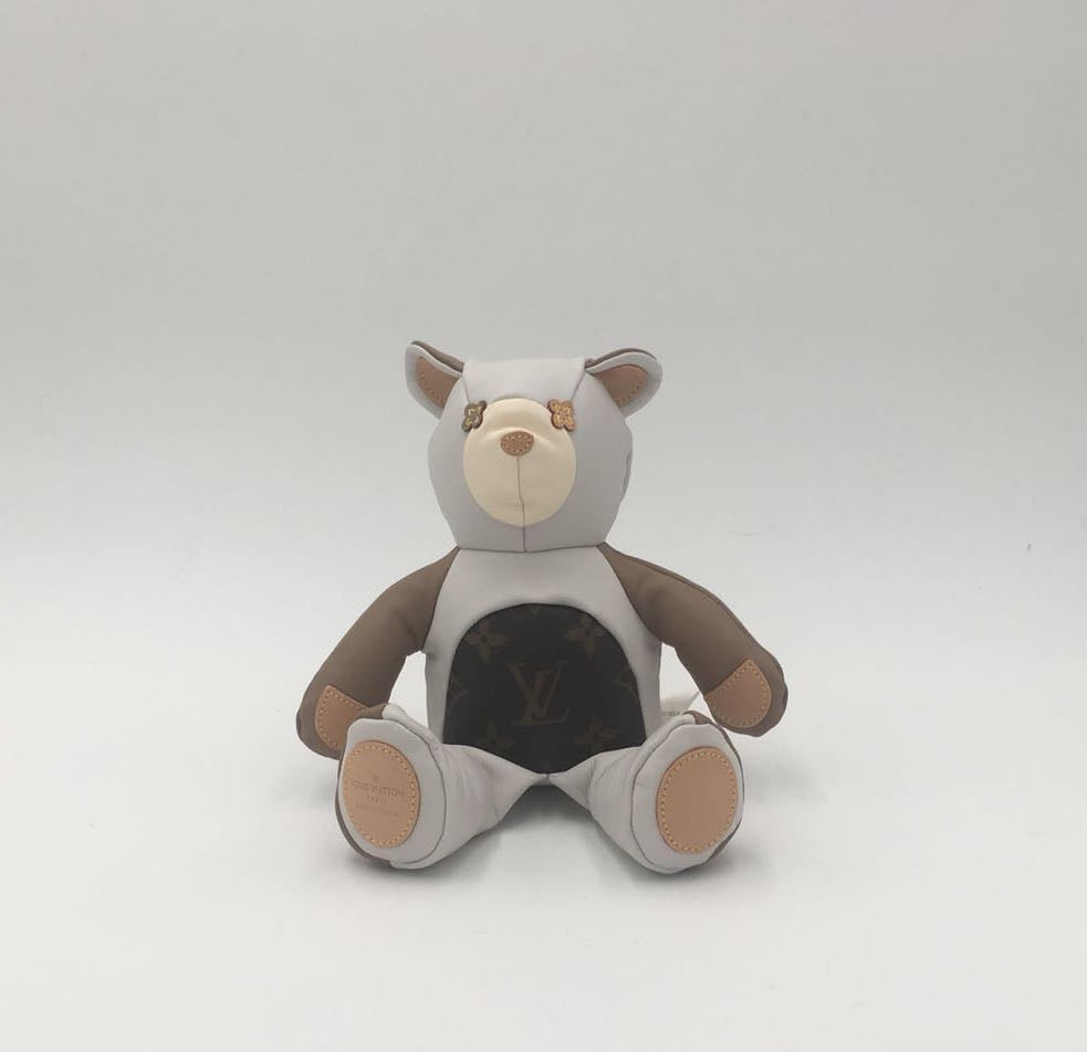 Louis Vuitton Doudou Teddy Bear White Crossbody