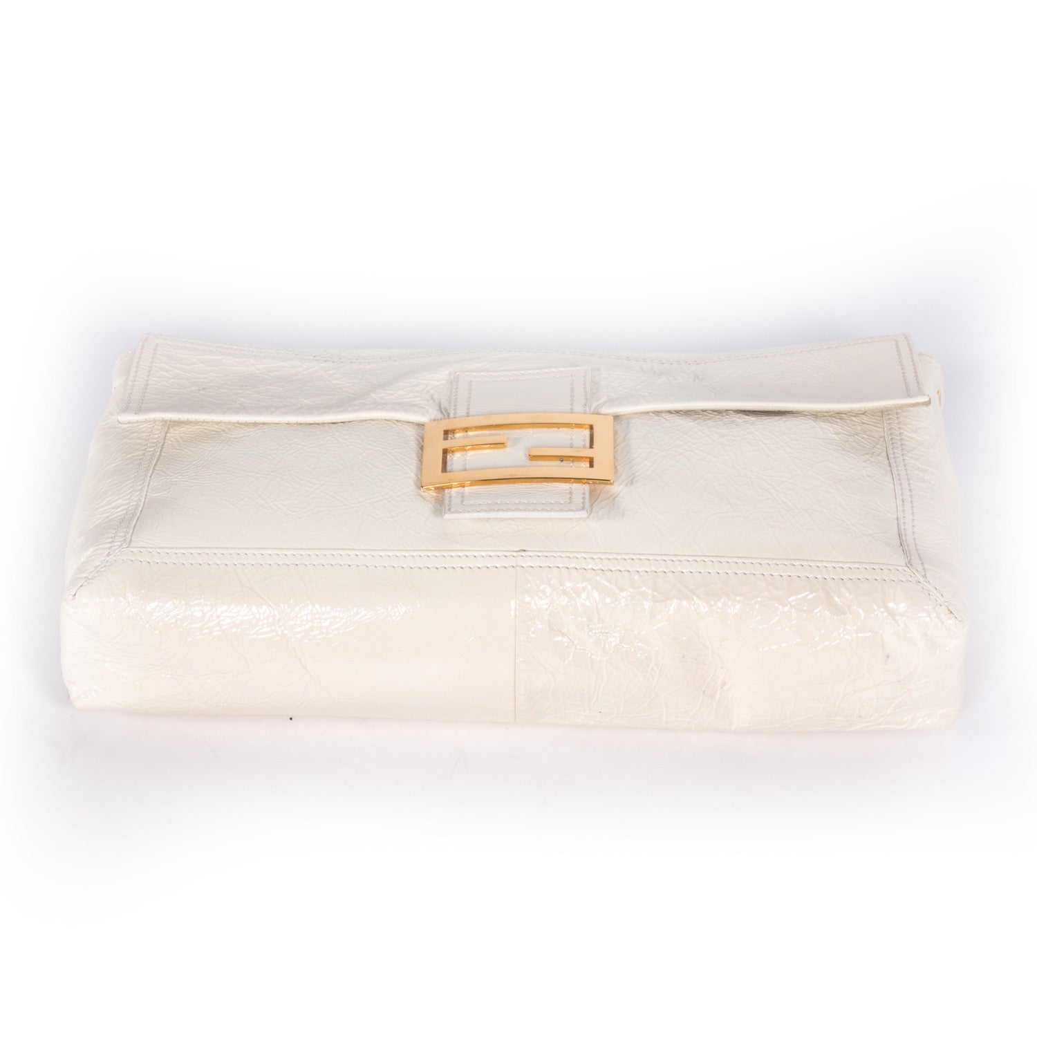 Fendi White Baguette