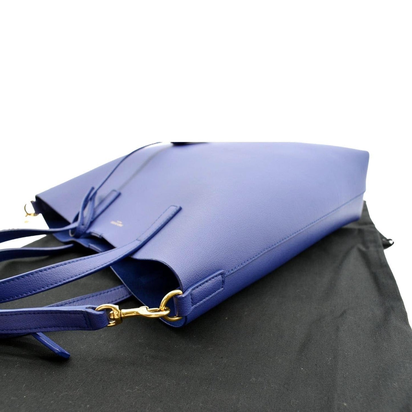 SAINT LAURENT Toy Supple Leather Shopping Tote Bag Purple