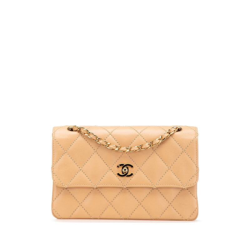 Chanel Coco Wild Stitch Calfskin Chain Shoulder Bag