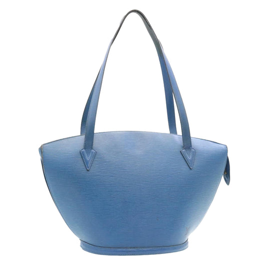 LOUIS VUITTON Epi Saint Jacques Shopping Shoulder Bag Blue M52275 Auth ds220