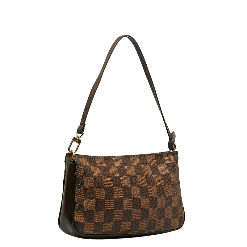 Louis Vuitton Damier Navona Accessories Mini Handbag N51983 Brown PVC Leather Louis Vuitton