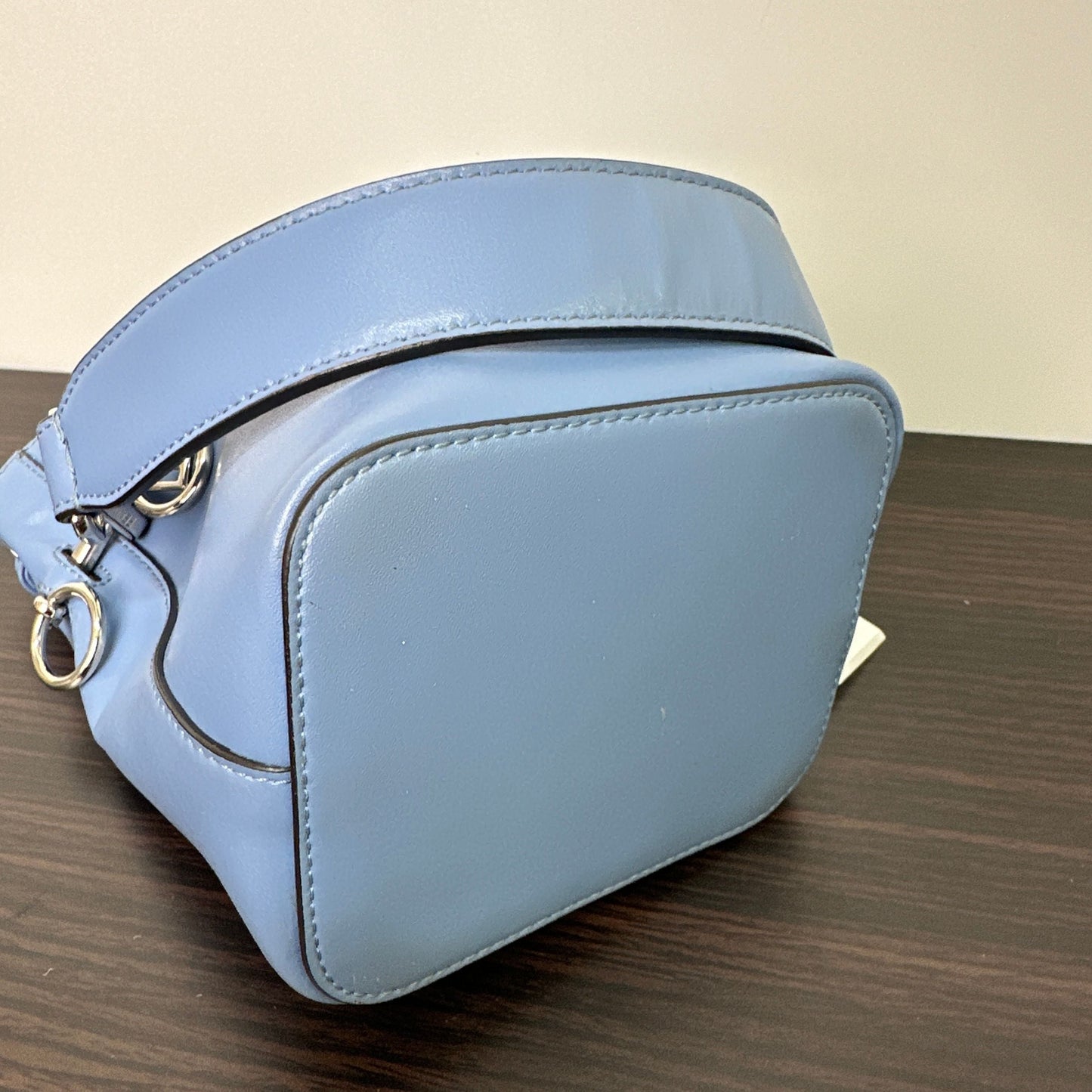 Fendi Light Blue Leather Mon Tresor Mini Bucket Bagt LB118984