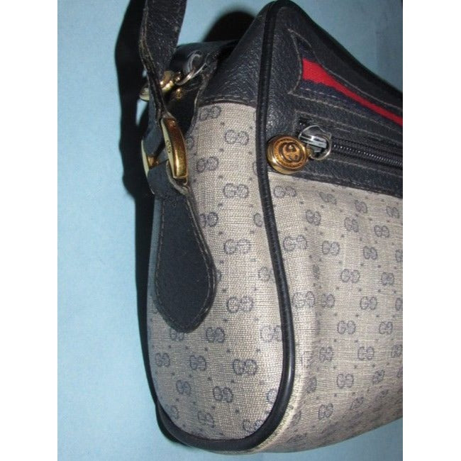 Gucci Leather Canvas Crossbody
